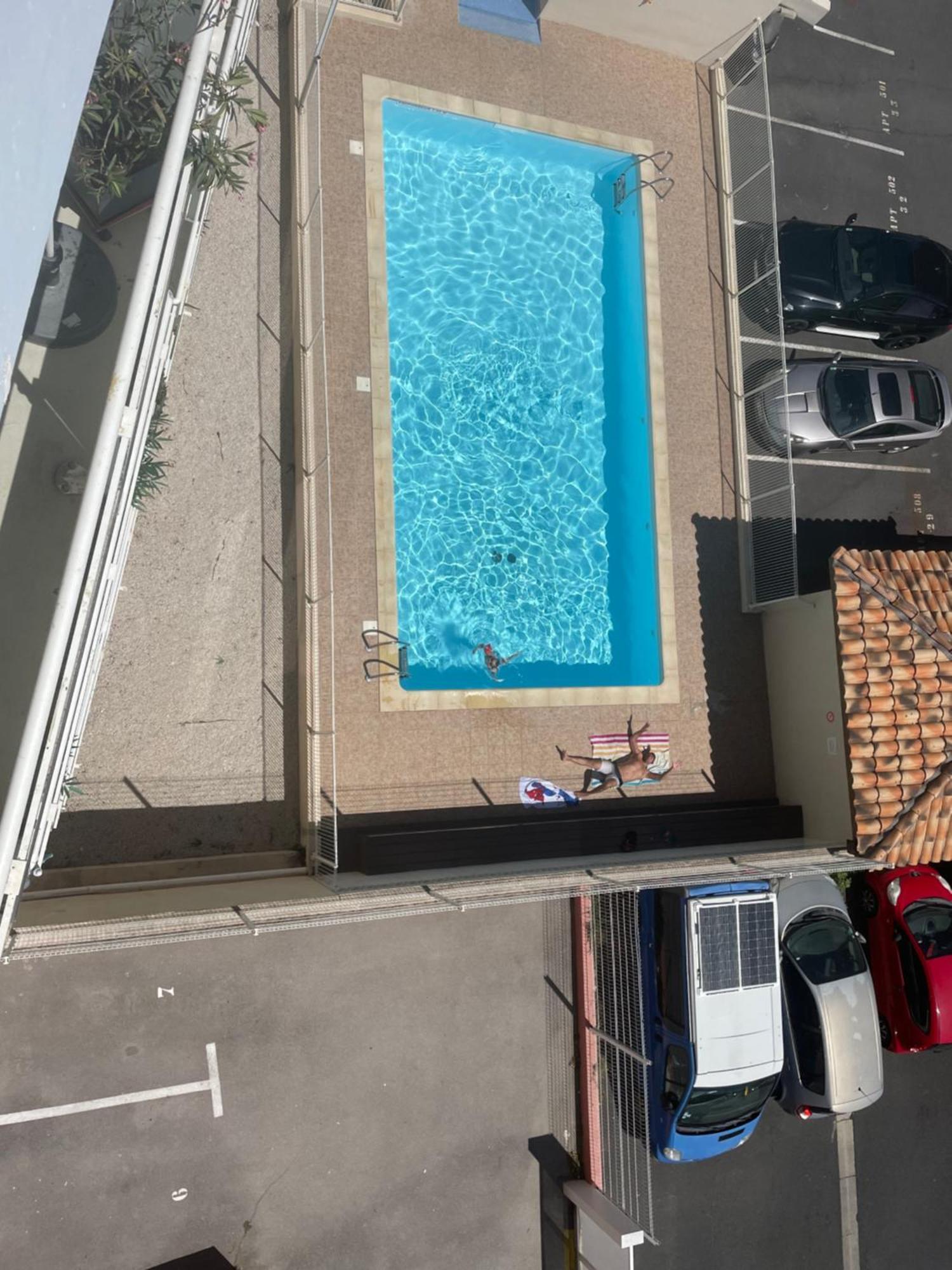 Appartement T2, Climatise, Wifi, Parking Et Piscine Prives Sete Bagian luar foto